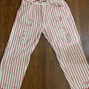 Magnolia Pearl Miners Bigtop Red Stripes Pants